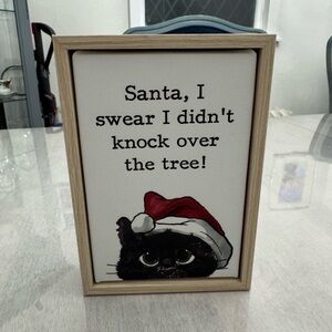 NWOT Homegoods Cat Lover Black Cat Christmas Decor